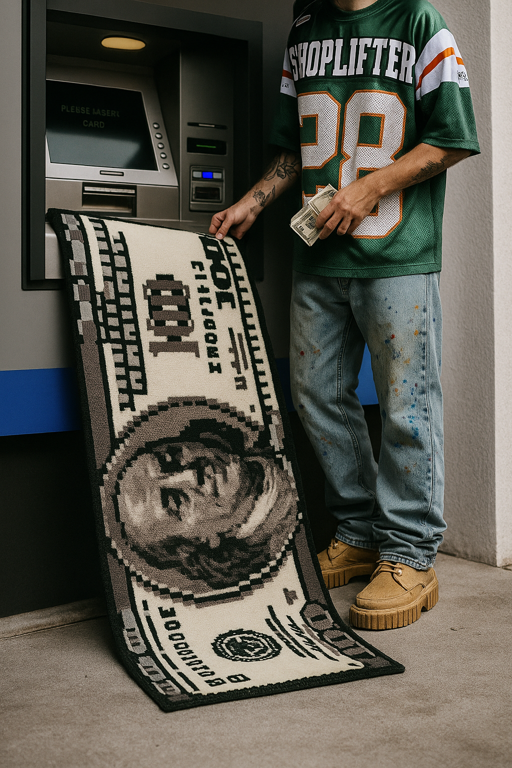 ALFOMBRA DE DOLLAR (desenfoque)